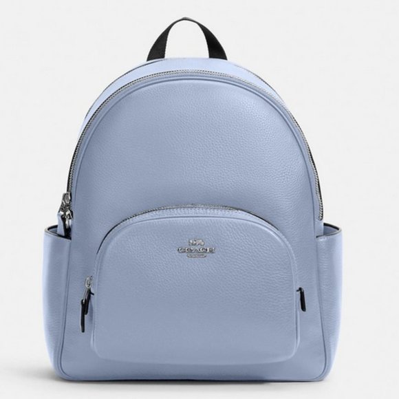 Coach Handbags - COACH Court Backpack Color: Silver/TWILIGHT